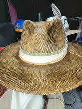 Load image into Gallery viewer, Brown Stained Rancher Hat