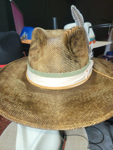 Brown Stained Rancher Hat