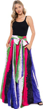 Load image into Gallery viewer, Colorblock Belted Maxi Skirt