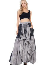 Load image into Gallery viewer, Black Denim Damsel Skirt