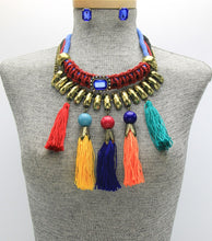 Load image into Gallery viewer, Tassel Rope Necklace Set