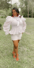 Load image into Gallery viewer, White Lightning Exaggered Sleeve